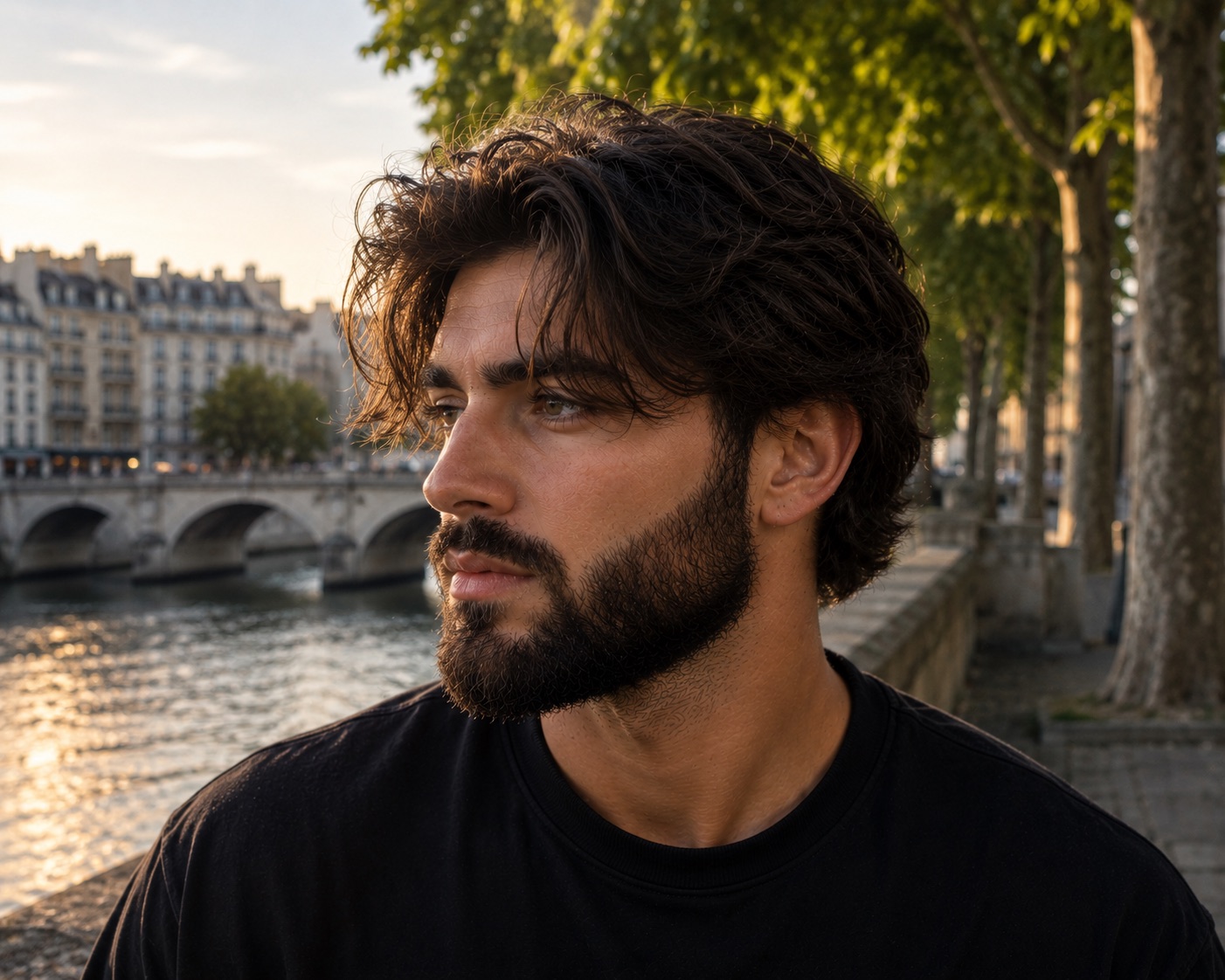 Coupe homme longue bouclée
