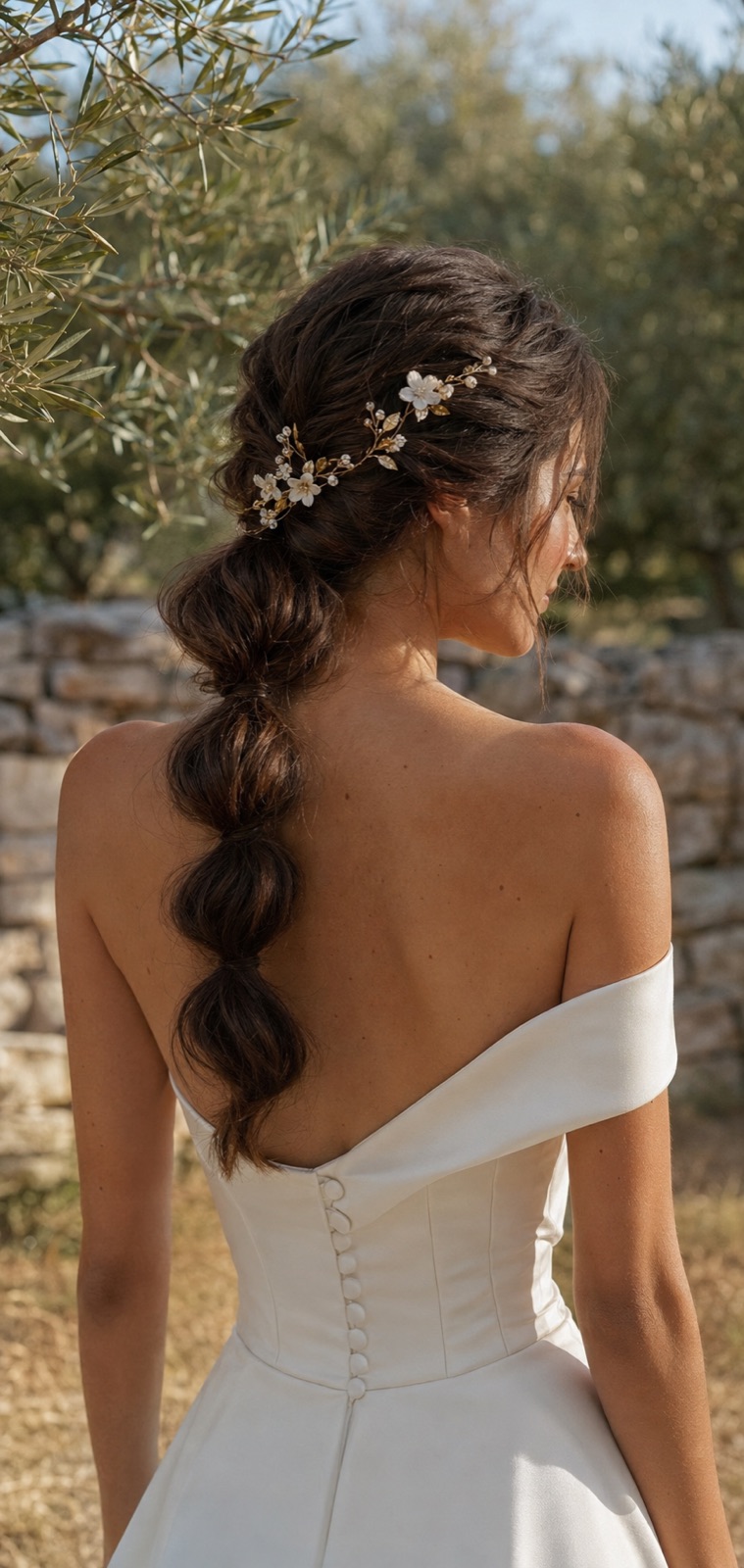 Tresse bulle brune